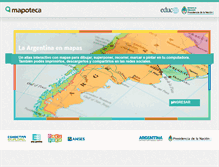 Tablet Screenshot of mapoteca.educ.ar